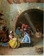 unknow artist Arab or Arabic people and life. Orientalism oil paintings 32 oil painting on canvas